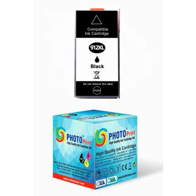 Photo Print 912XL-917XL 3YL84AE 8025e All-in-One Siyah Muadil Kartuş 1.500 Sayfa