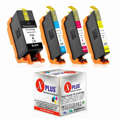 Xplus OfficeJet Pro 8023 All-in-One 912XL-917XL 4 Renk Muadil Kartuş Seti 1.500 Sayfa