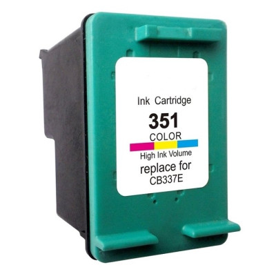 Photo Print   Photosmart C5280  351XL Renkli  Yüksek Kapasiteli Muadil Kartuş