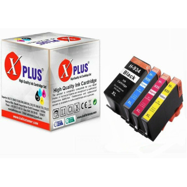 XPlus® Hp OfficeJet 6235  934XL/935XL 4 Renk Muadil Kartuş Seti