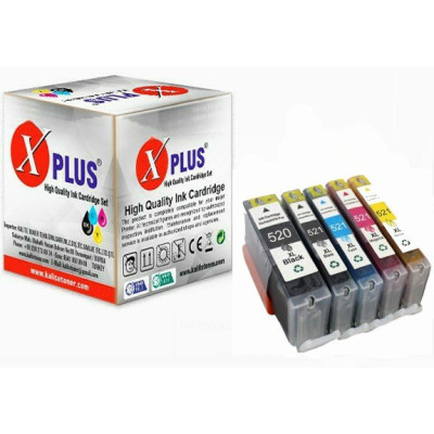 Canon MP620 PGI 520 / CLI 521 5 Renk İthal Muadil Kartuş Seti  500 Sayfa