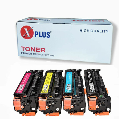 HP Color LaserJet Pro MFP M476dw CF380A/CF381A/CF382A/CF383A İthal 4 Renk Muadil Toner Seti Chipli 3.500 Sayfa