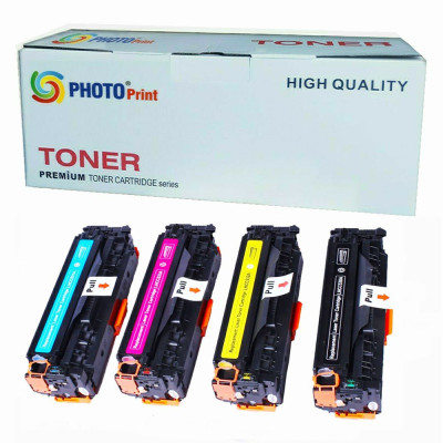 HP Color LaserJet Pro MFP M476dw CF380A/CF381A/CF382A/CF383A İthal 4 Renk Muadil Toner Seti Chipli 3.500 Sayfa